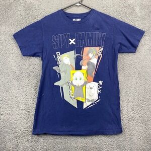 SPY x FAMILY Crunchyroll‎ Anime Graphic T-Shirt Navy Blue Mens Size M